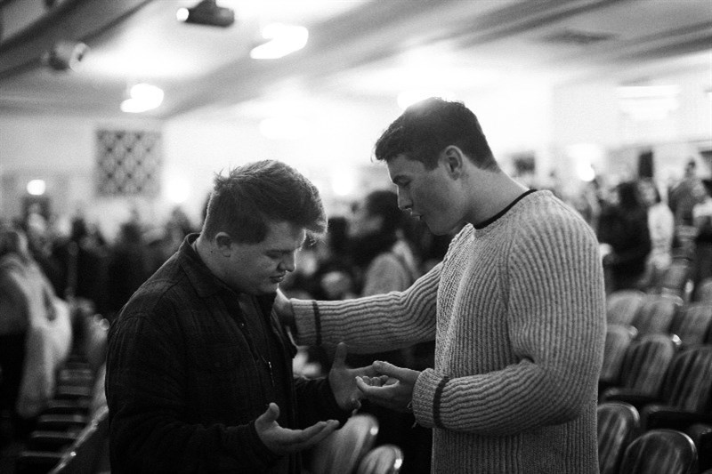 Rhodri and Ed Praying LCB WEBS